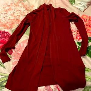 Red Ann Taylor cardigan great condition